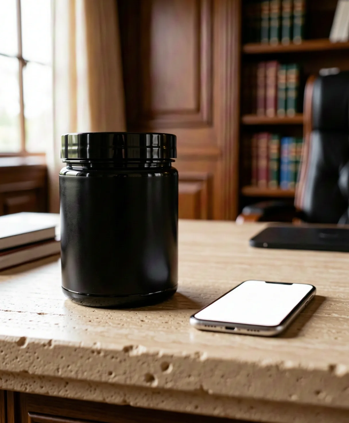 Premium natural supplements for men packaging